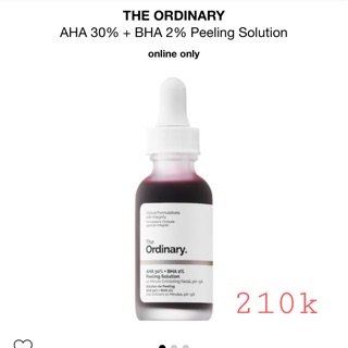 The Ordinary AHA 30% + BHA 2% Peeling Solution/ Oder săn sale