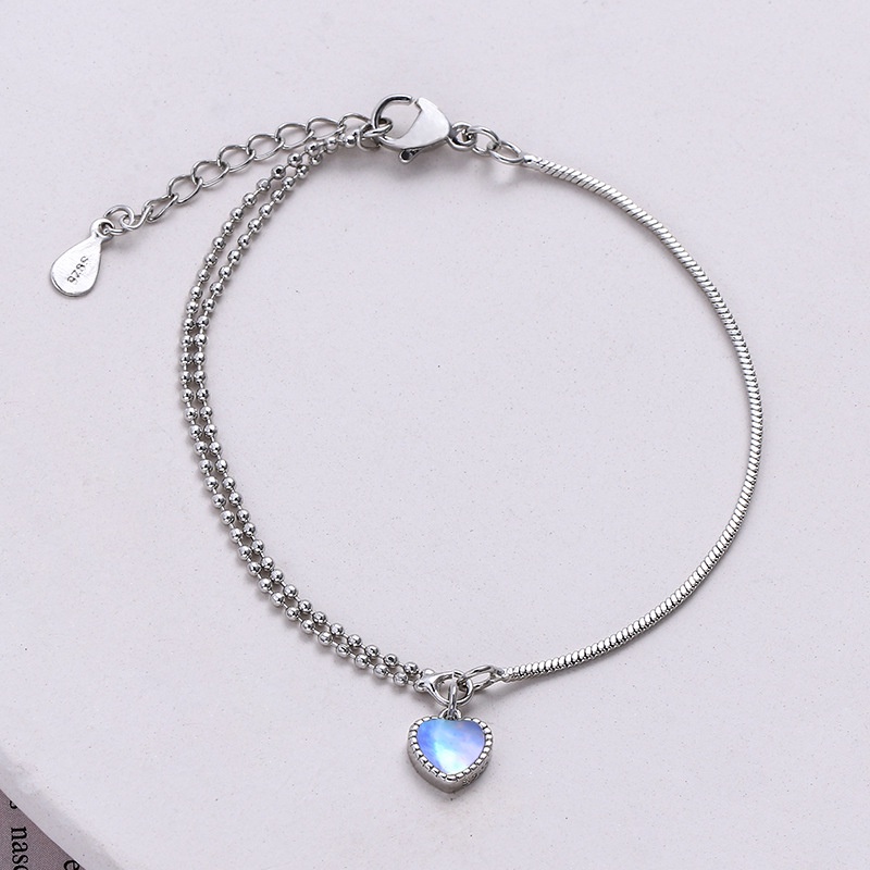 Double Bracelet Moonstone Women's Bracelet