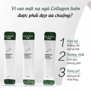 Mặt nạ thạch  COLLAGEN YANJIAYI/ mặt nạ ngủ COLLAGEN lẻ 1 gói