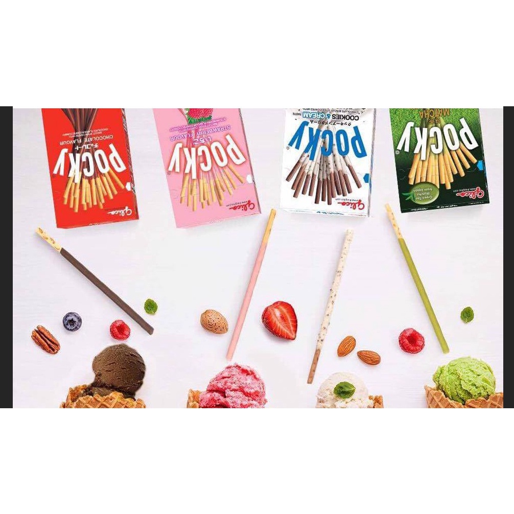 Bánh que Pocky Glico Thái Lan nhiều vị