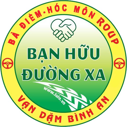 STICKER hình dán logo BẠN HỮU ĐƯỜNG XA in theo yêu cầu các tỉnh thành, nhiều kích cỡ