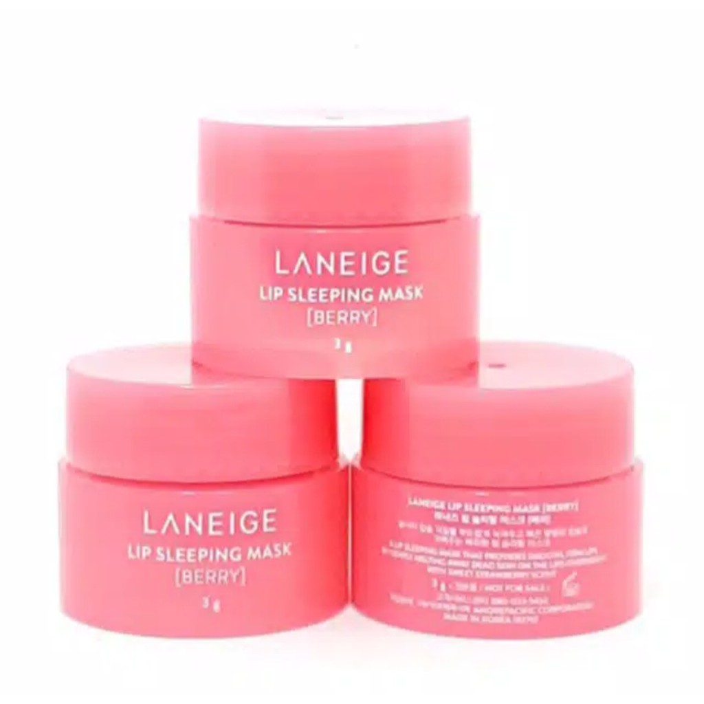 (hàng Mới Về) Mặt Nạ Ngủ Cho Môi 3gr (100% Chính Hãng Laneige)