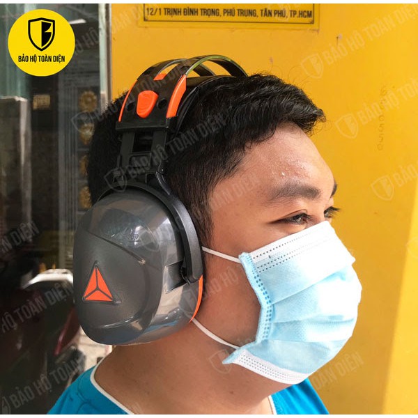 Chụp tai chống ồn Deltaplus Interlagos chụp tai chính hãng siêu rẻ
