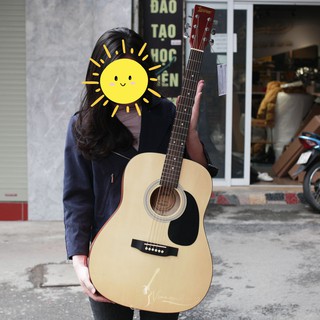 Đàn guitar acoustic Lauren Full size - tặng full phụ kiện
