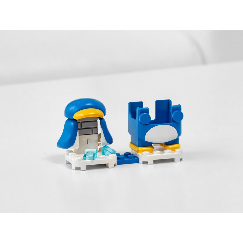 71384 Đồ chơi lắp ráp Iego Super Mario Penguin Mario Power-Up Pack -  Bộ nâng cấp sức mạnh - Chim Cánh cụt