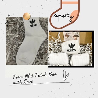 Tất/ vớ cotton trơn thể thao nữ