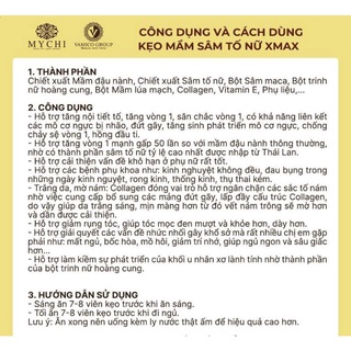 Kẹo mầm sâm tố nữ Xmax