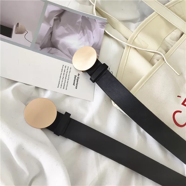 Belt-dây lưng mặt tròn retro