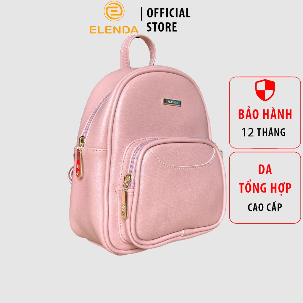 Balo nữ thời trang Elenda có hộp nổi trang trí đẹp và cá tính : BLE003