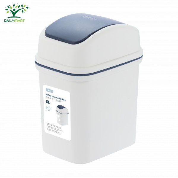 Thùng Rác Nắp Lật Hiro 5L-10L-15L Inochi
