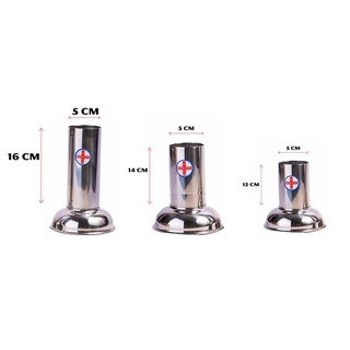 Ống cắm pen kéo các cỡ - chất liệu inox
