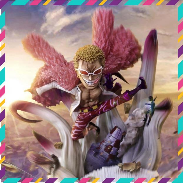 Mô Hình One Piece,  Doflamingo Hàng Siêu Đẹp - Cao 13cm - Tượng Figure