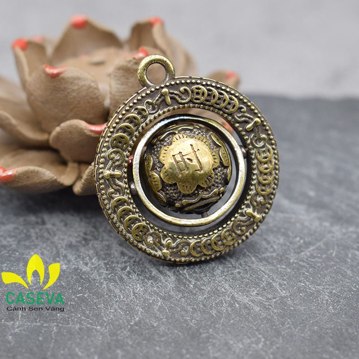 Móc Khóa Đồng Phong Thủy ĐÁO PHÚC LUÂN, Móc Khóa Xe Máy Đồng Thau CASEVA