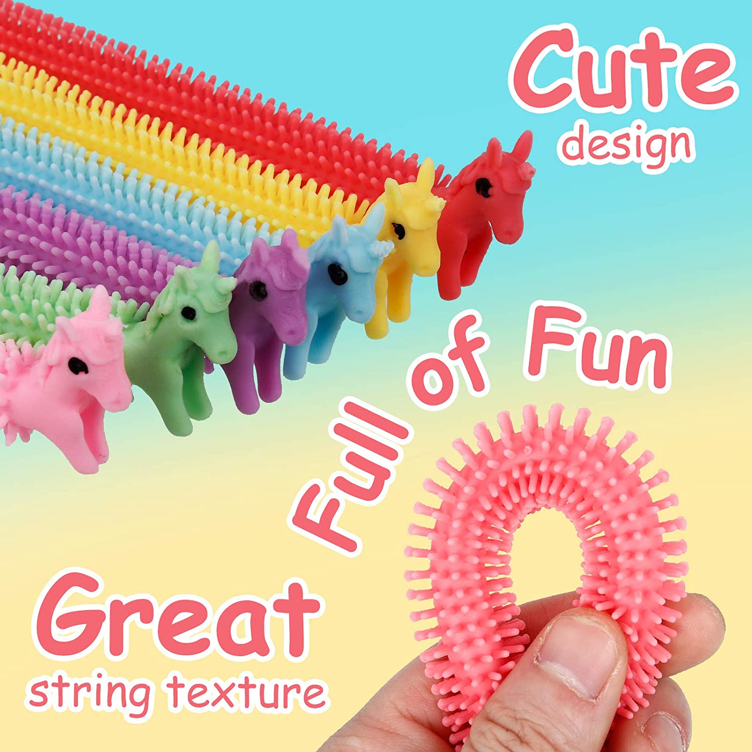 Đồ Chơi Xốp Squishy Giảm Stress Hình Sừng Kỳ Lân Dễ Thương Cho Bé