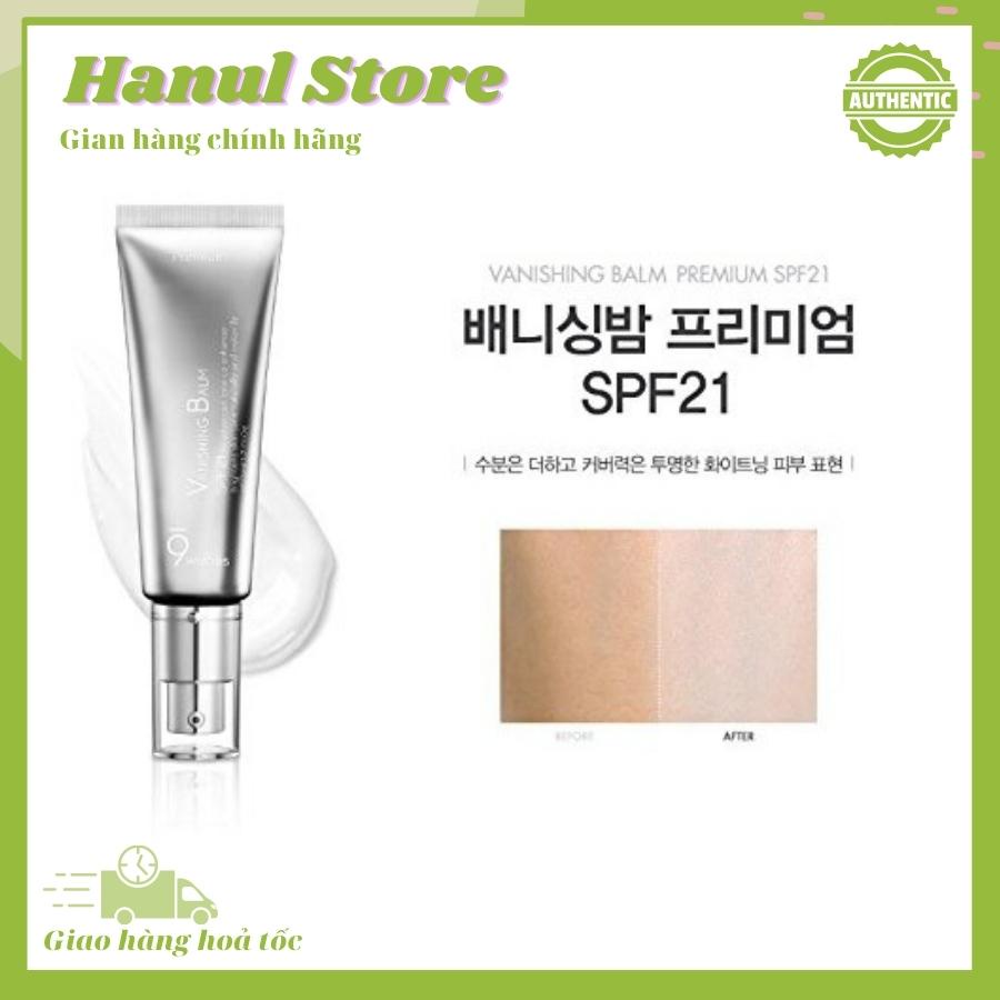 Kem dưỡng nâng tone trắng da 9WISHES VB Vanishing Balm Premium Tone-up Cream SPF 21