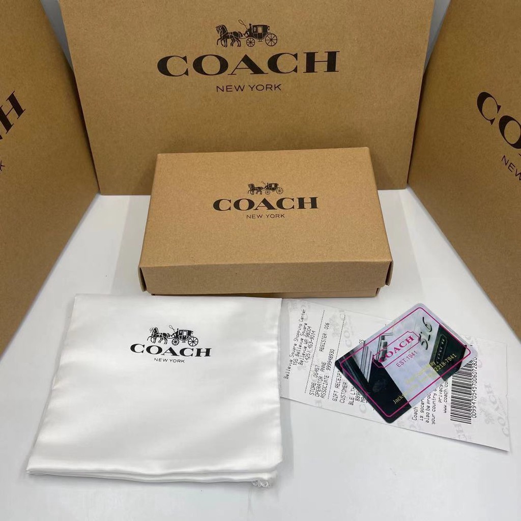 Ví Coach/F74771/Ví Đựng Thẻ/Thẻ/Hai @-@%