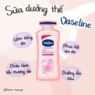 Dưỡng thể vaseline healthy white uv lightening 725ml