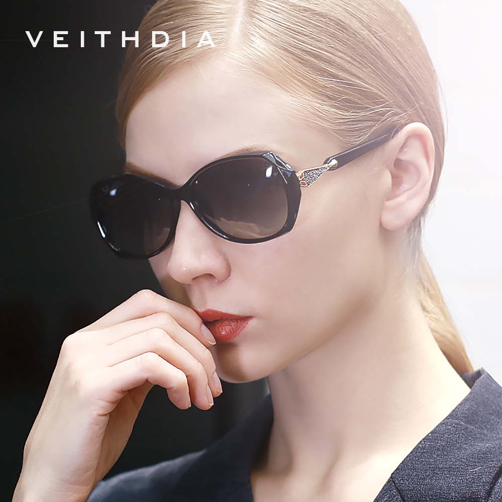 Kính mát phân cực VEITHDIA 3170 UV400 tròng màu gradient sang trọng thời trang