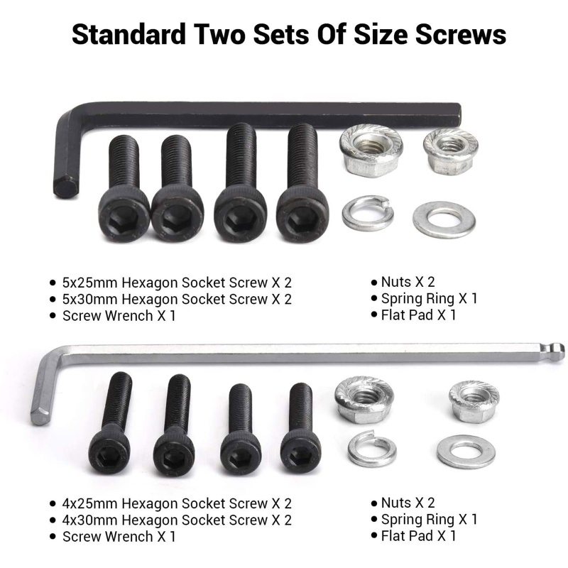 Set 2 Bàn Đạp Xe Máy Có Thể Gấp Lại Tiện Dụng