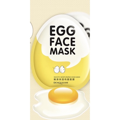 [CAO CẤP] 𝑭𝒓𝒆𝒆𝒔𝒉𝒊𝒑 Mặt nạ quả trứng  Bioaqua Egg face mask  dưỡng ẩm trắng sáng da chống lão hoá