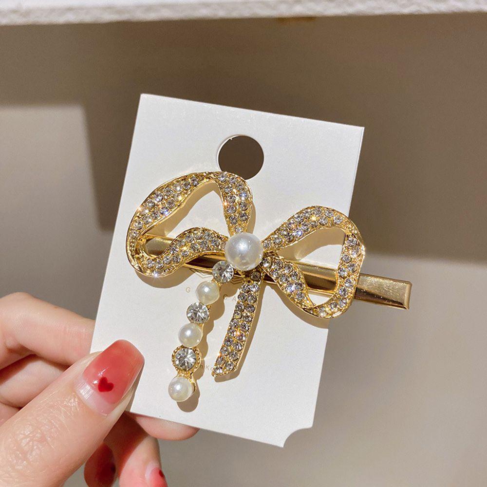 Kẹp Tóc Hình Hoa / Xương Cá Bằng Hợp Kim Thời Trang Cho Nữ