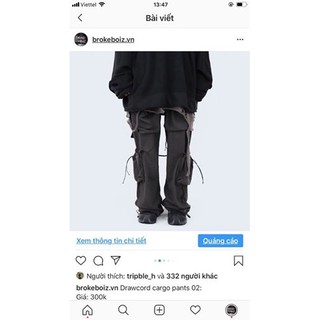 Quần Drawcord cargo pants 02