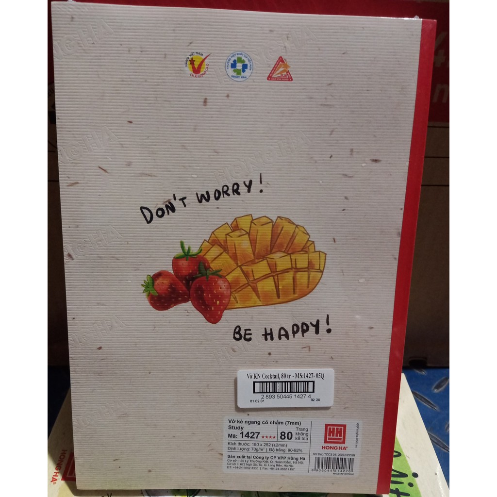 Vở kẻ ngang Hồng Hà COCKTAIL 80tr/120tr/200tr