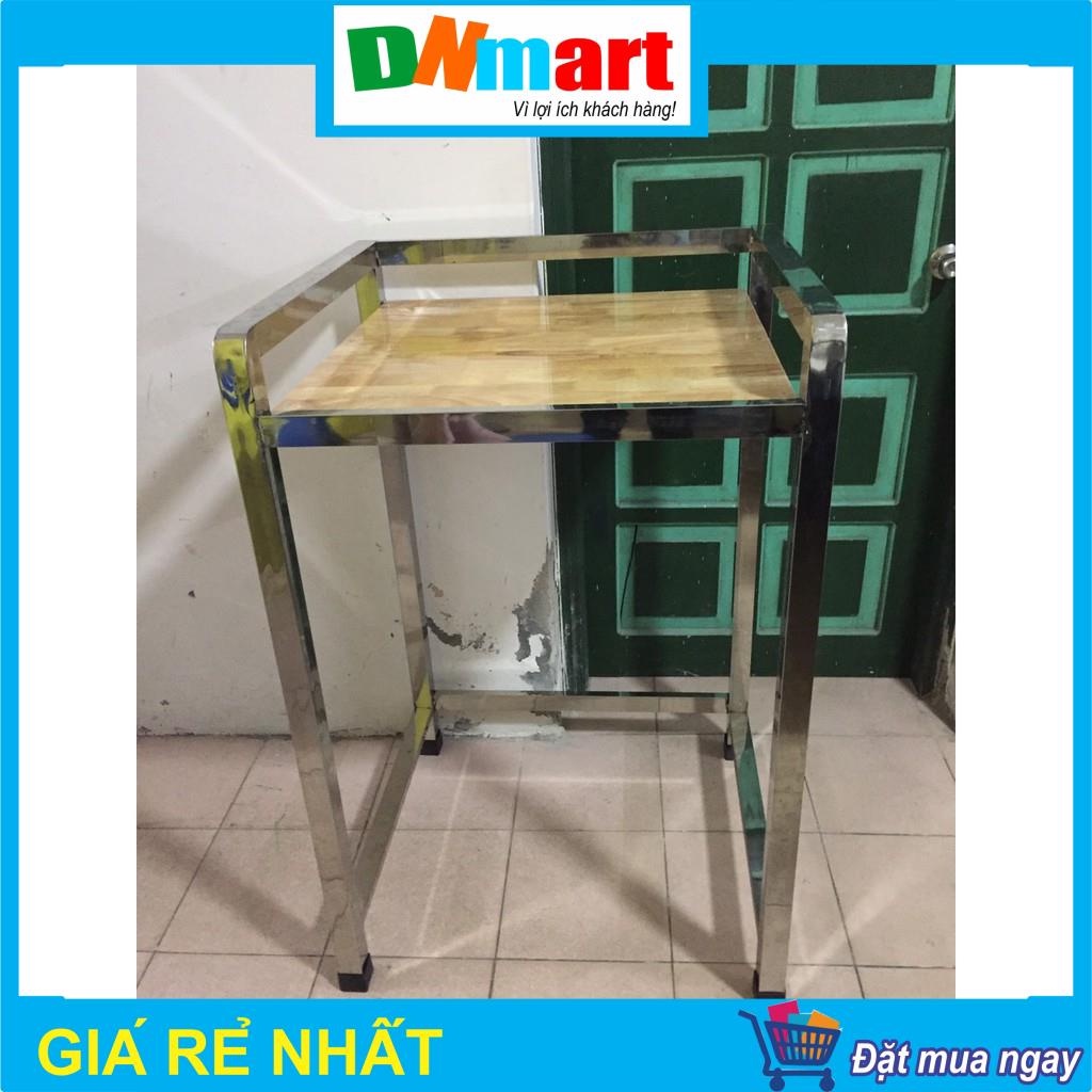 Kệ để máy giặt sấy Inox 304  hộp 400x400