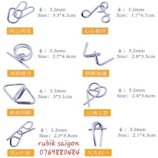 Ảo thuật vòng sắt Metal Wire Puzzle