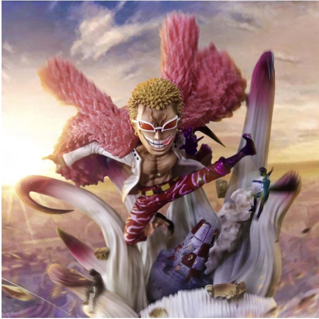 Mô Hình One Piece,  Doflamingo Hàng Siêu Đẹp - Cao 13cm - Tượng Figure