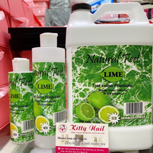 Dung dịch chà gót KDS hương chanh 250ml