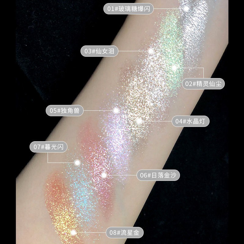 [Hàng mới về] Phấn Bắt Sáng Ánh Nhũ Lấp Lánh Trang Điểm Cho Mặt Và Mắt | BigBuy360 - bigbuy360.vn