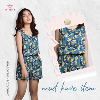 [WINNY - 272033] Bộ Jumpsuit Lanh