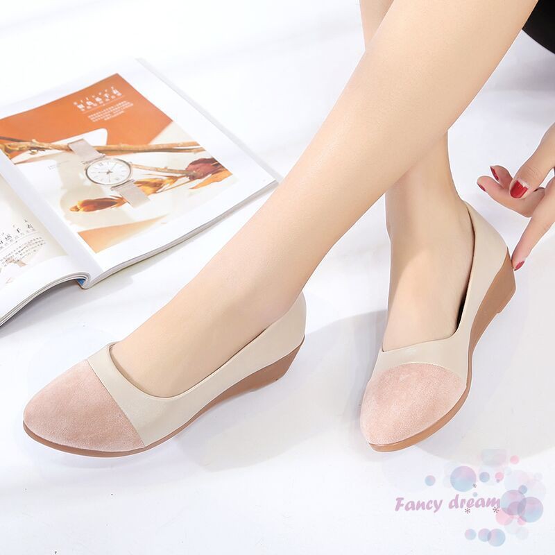 1 Đôi Giày Búp Bê Nữ Đế Bệt Chống Trượt Thông Thoáng