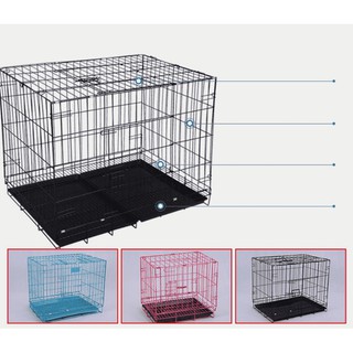 Lồng sắt sơn tĩnh điện cho chó mèo, size s vừa cho chó 5kg