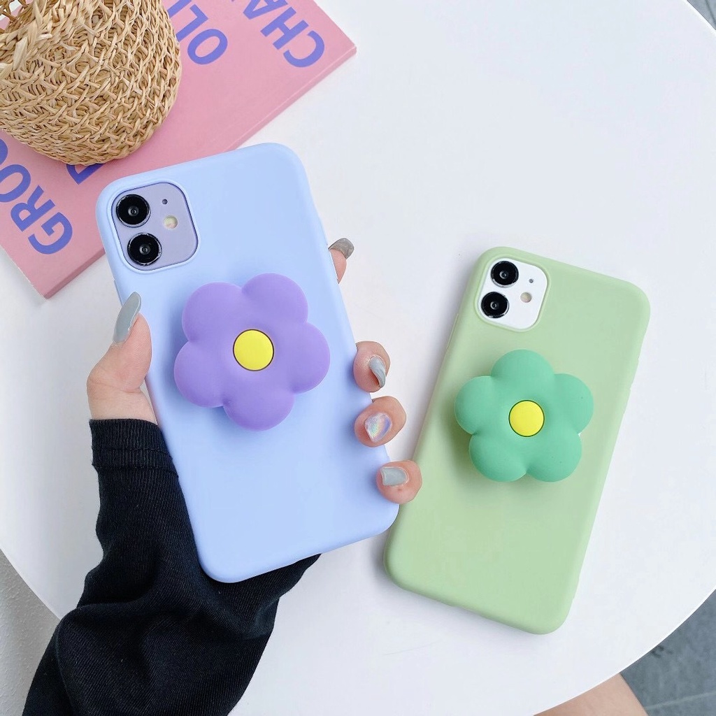 Ốp Điện Thoại Màu Kẹo Có Giá Đỡ Cho Redmi 9T 9C 9A 9 Note 11S 10 PRO 10S 9S 9 8 PRO 7 PRO Xiaomi Mi 11T PRO Poco X3 Poco M3