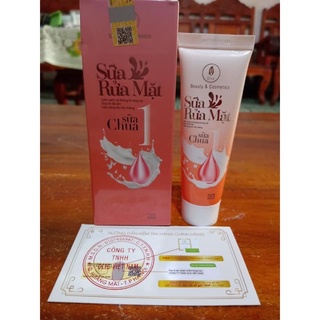 sữa rửa mặt sữa chua olic trắng da