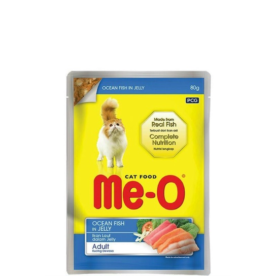 Pate cho mèo lớn, pate cho mèo con MeO 80g vị cá ngừ, cá thu, thịt gà!