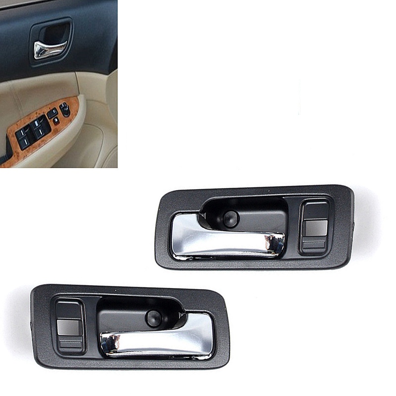 Set 2 tay nắm cửa trước kèm cần gạt dành cho xe ô tô Honda Accord Coupe 1990-1993 72620SM4003ZB