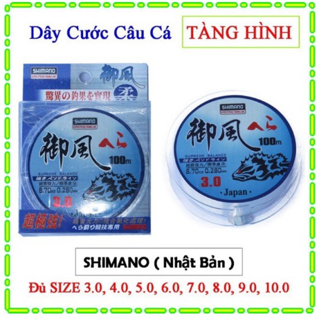 Cước câu shimano 100m