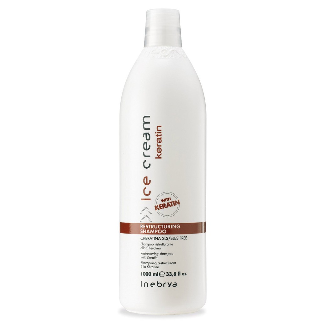 Dầu gội  Inebrya Ice Cream Keratin Restructuring