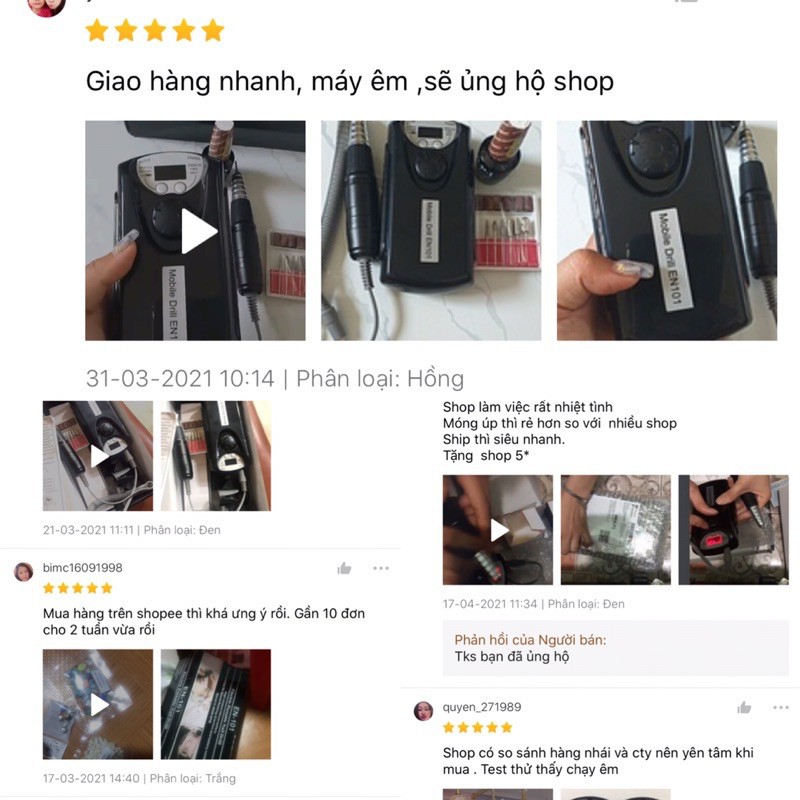 Máy mài móng , máy mài en 101"tích điện làm nail 4-6t tiếng" Vòng quay mài 30000h chính hãng