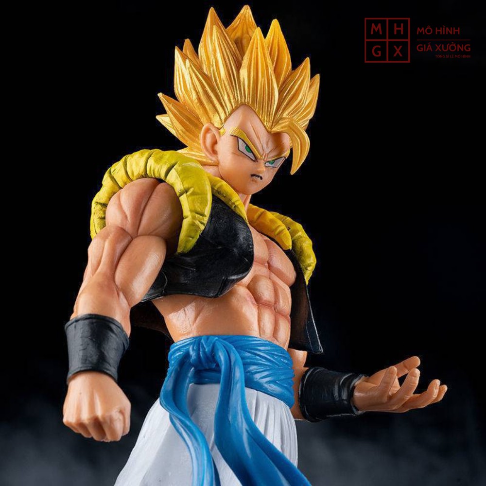 Mô hình Dragon Ball Gogeta tóc vàng hàng siêu chất cao 32cm , figure mô hình 7 viên ngọc rồng , mô hình giá xưởng