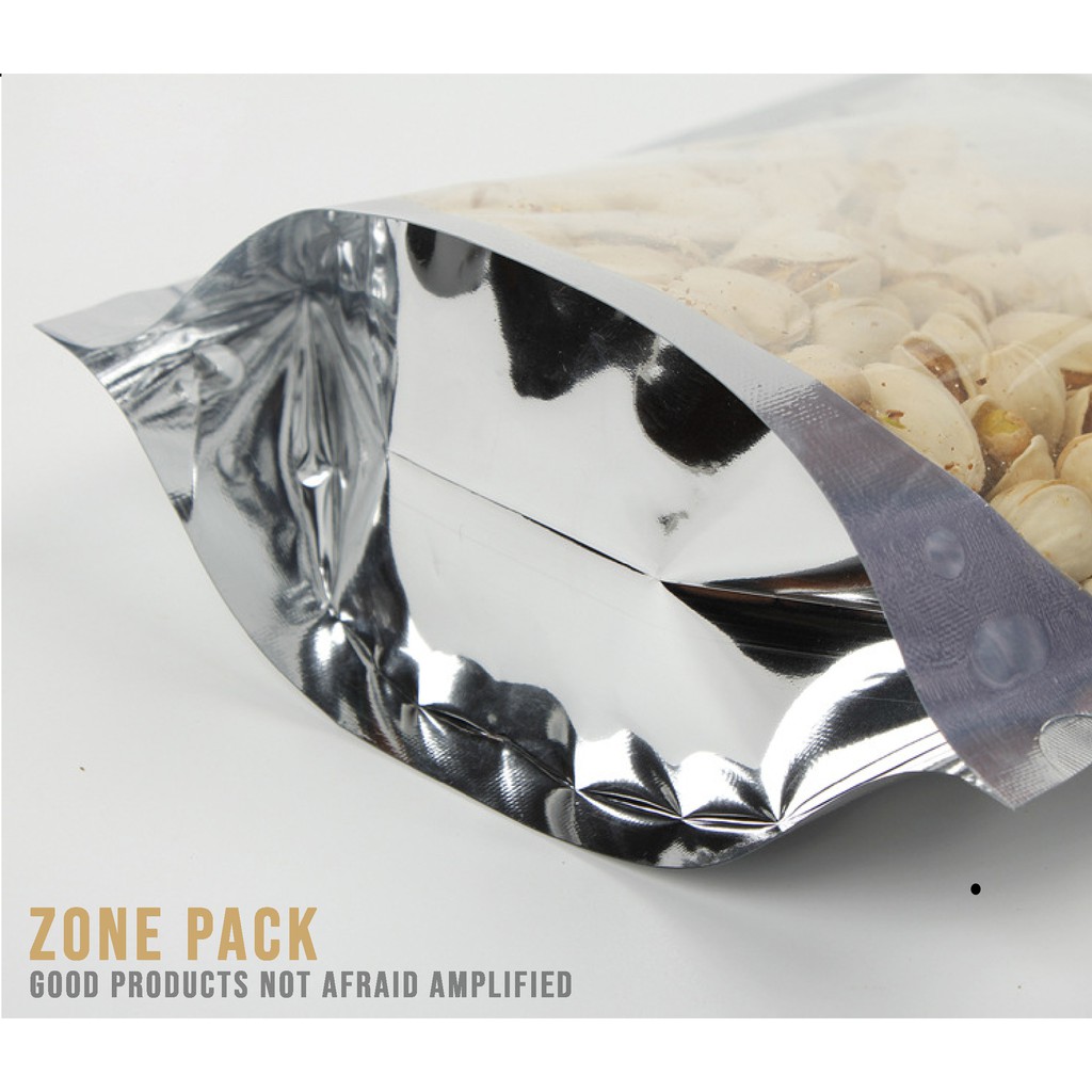 Túi zip nhôm bạc 9x14 Cm đựng thực phẩm tiện dụng