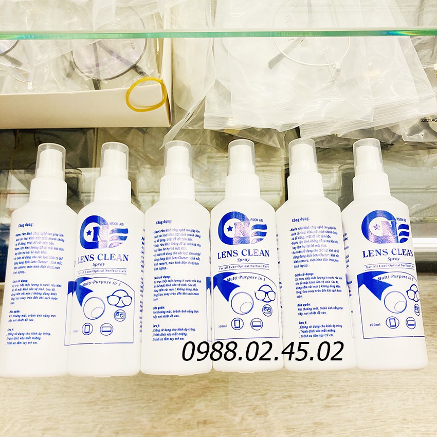 Nước lau mắt kính - Chai Lớn - chuyên dụng dạng xịt - 100ml | BigBuy360 - bigbuy360.vn