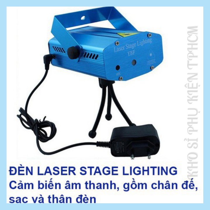 Đèn chiếu Sân Khấu Larer mini - nhấp nháy theo nhạc - Giá rẻ, chất lượng