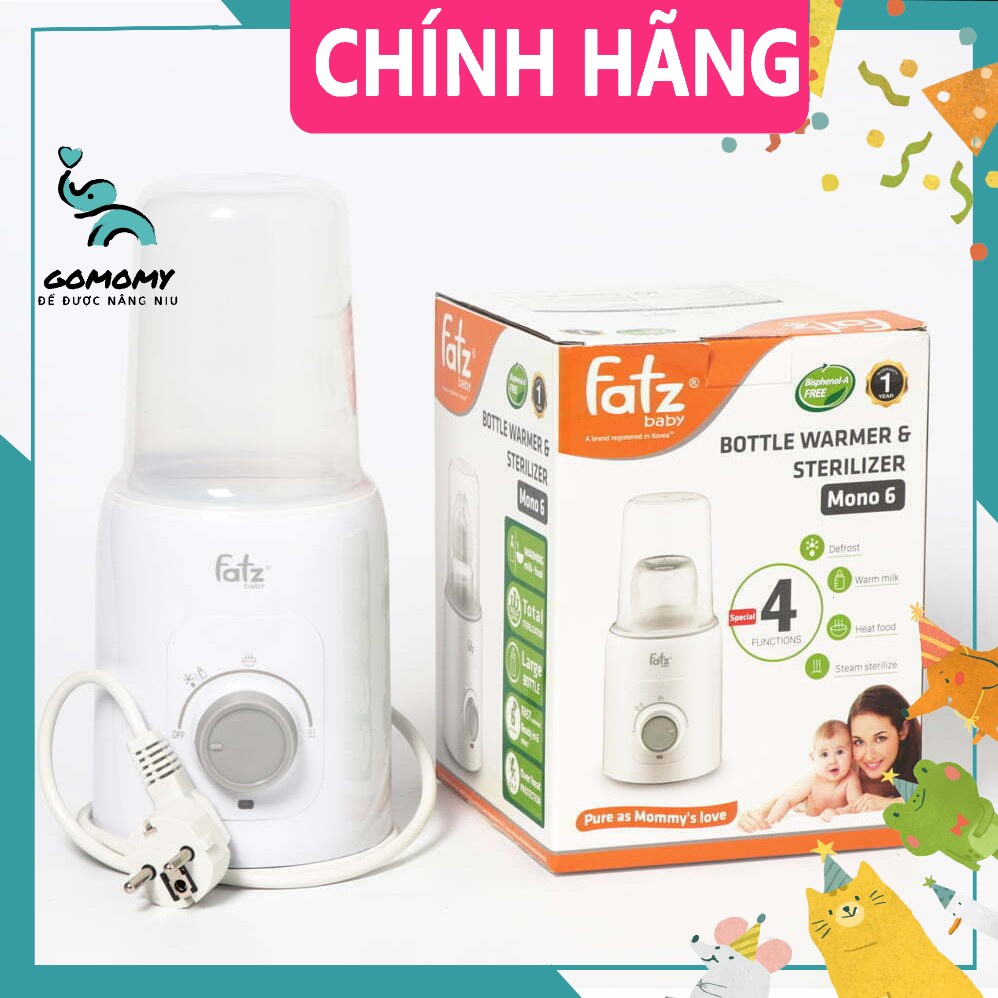 MÁY HÂM SỮA &amp; TIỆT TRÙNG FATZ BABY MONO 6 - FB3001TN