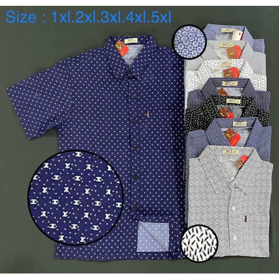[FreeShip+XảHàng]Áo Sơ Mi Nam MC STORE Họa Tiết Hoa Văn NGẪU NHIÊN Trẻ Trung cao cấp TN-001