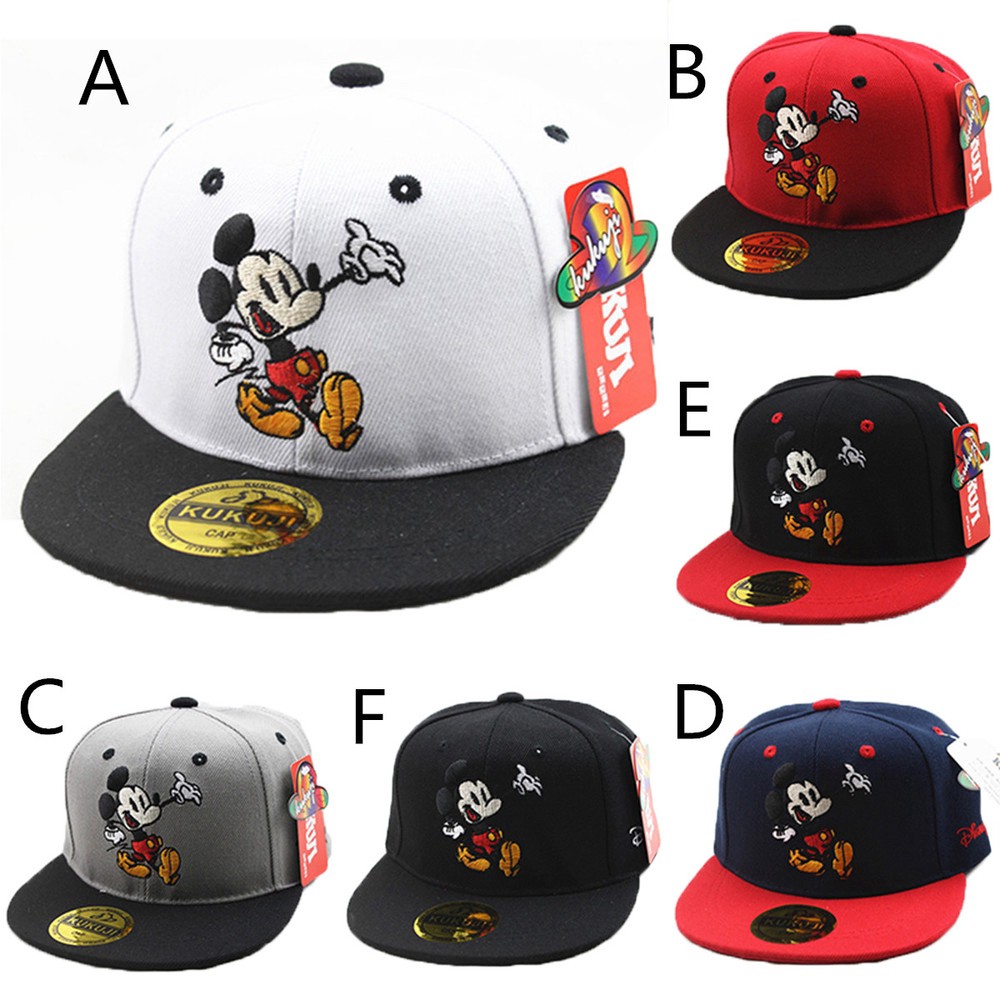 Toàn Bộ Mũ Lưỡi Trai Hình Chuột Mickey Có Thể Điều Chỉnh Kích Cỡ