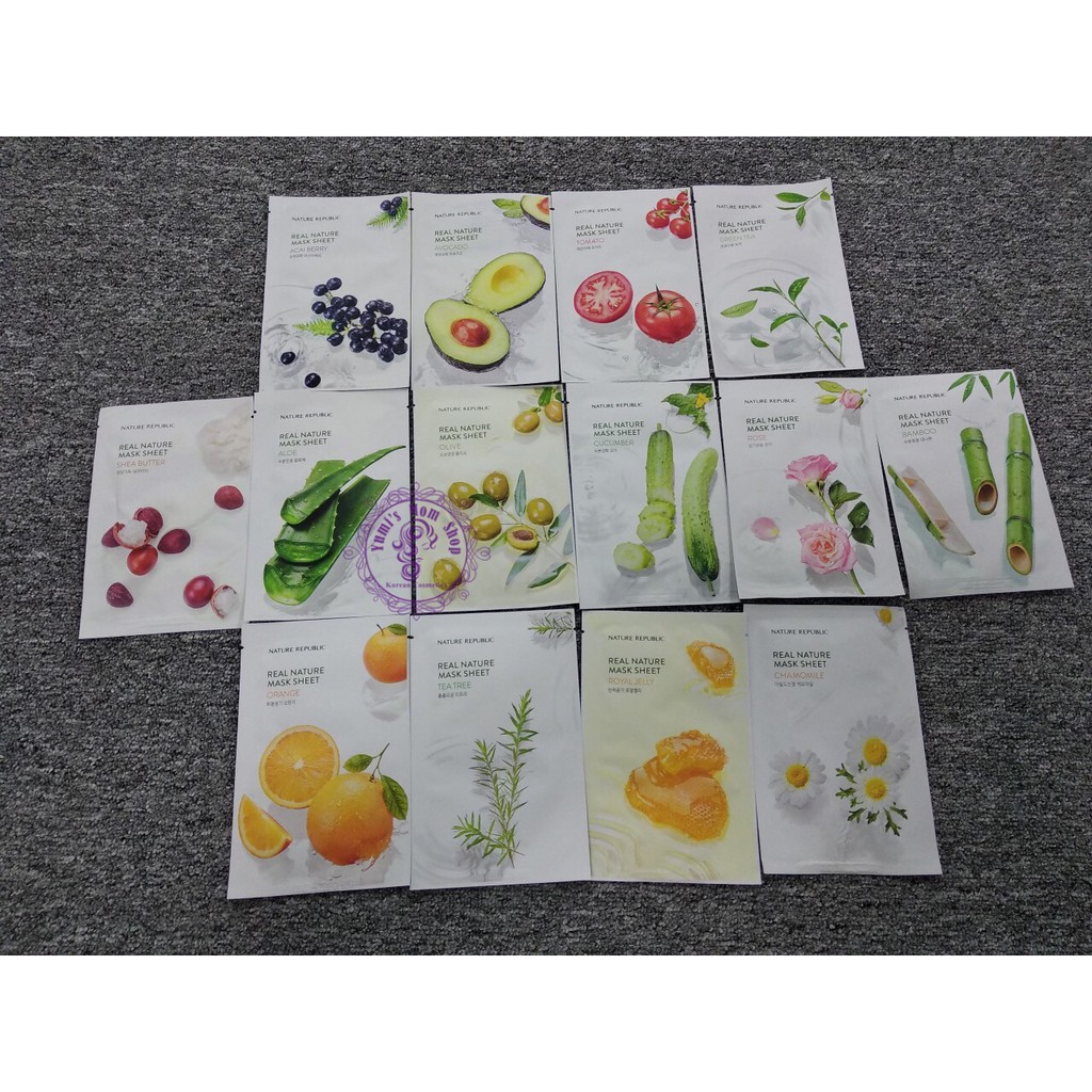 Mặt Nạ Nature Republic Real Nature Mask Sheet 23g